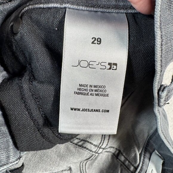 Joes Jeans Mens 29 Gray Straight Slim Mid Rise Stretch - Picture 4 of 13